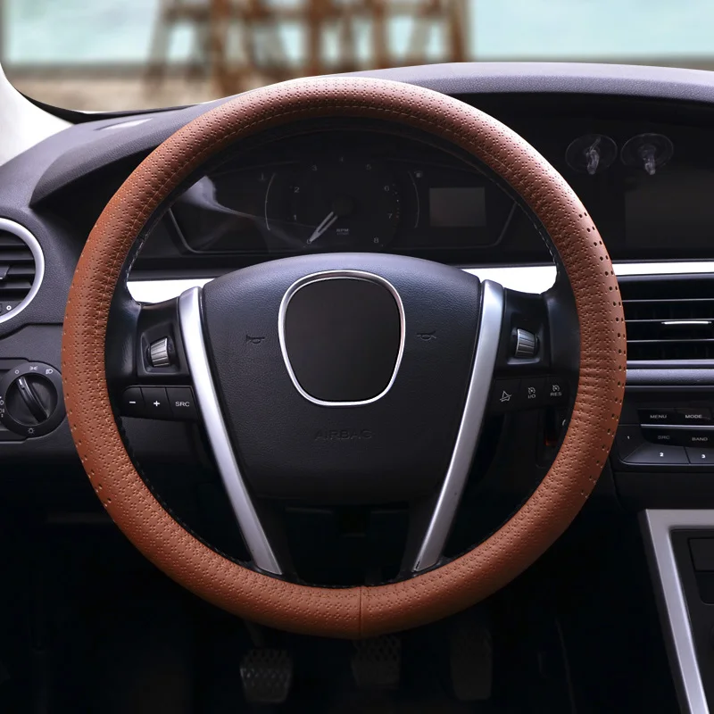 38CM cowhide Steering wheel Covers for Lexus GS300 350 430 450h 460