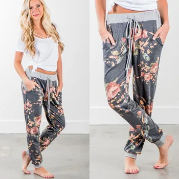 

2017 Summer Women Casual Harem Pants High Waist Pants Female Loose Long Trousers Dance HipHop Trousers