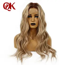 QueenKing волосы перед Lace парик 180% Плотность Lemi Цвет выметания Ombre парики T4/27/613 Бразильский Реми волос Бесплатная доставка ночь