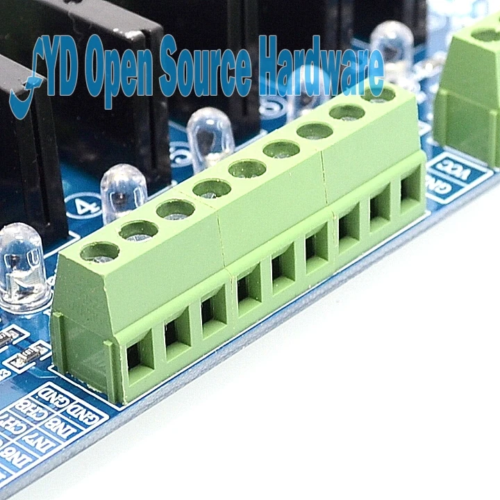 1 шт. 8 channel 5 В ССР G3MB 202P твердотельные реле Модуль с предохранителем 250 2A|relay module|module