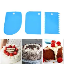 3 шт./компл. высокое качество красочные многофункциональные неровные зубы края DIY Крем-скраб набор форм для выпечки тортов инструменты