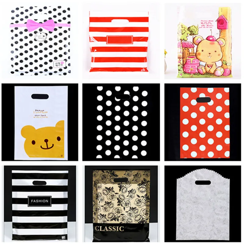 Decorative plastic bags deals