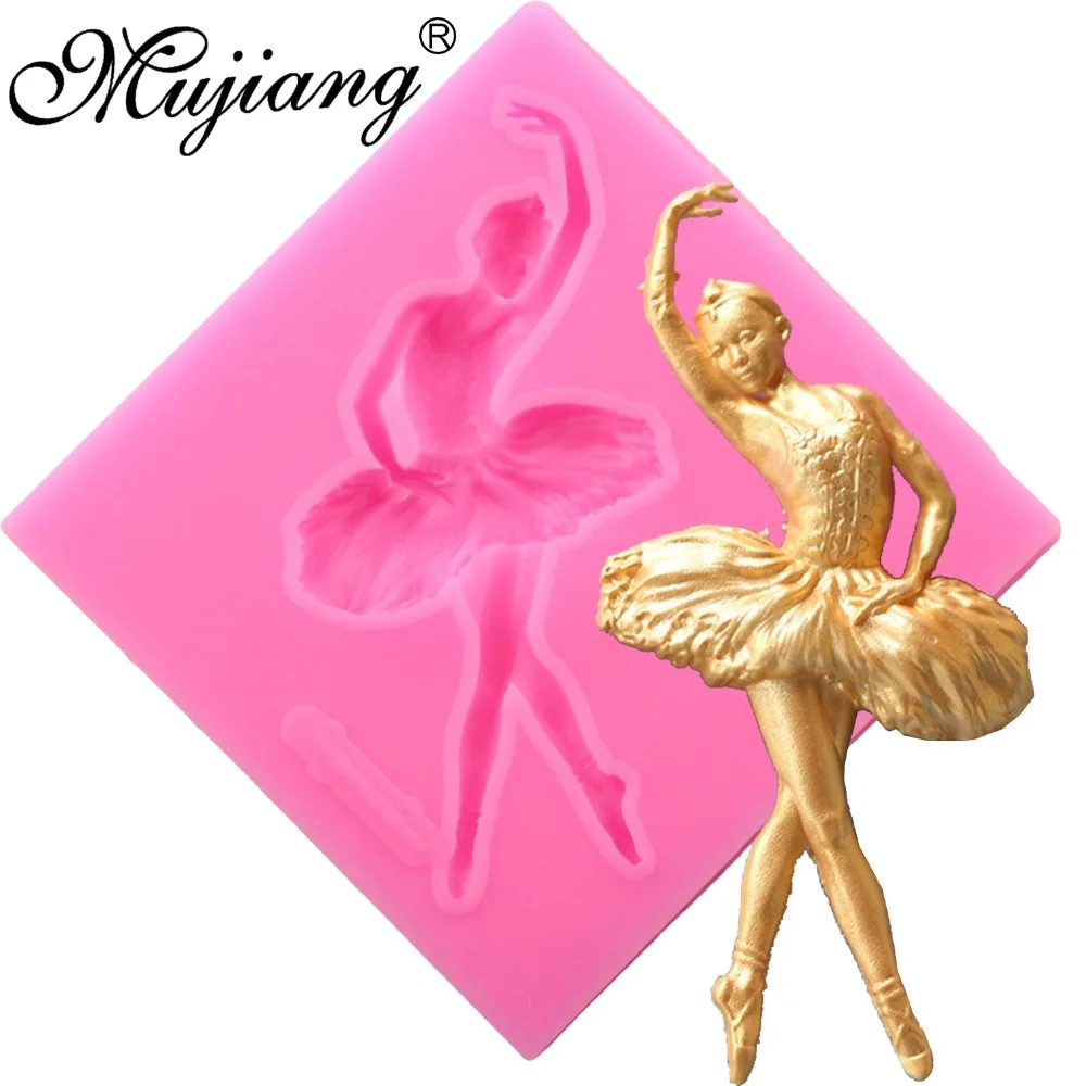 

Dancer Cake Silicone Molds Fondant Cake Decorating Tools Kitchen Baking Mold Candy Clay Resin Chocolate Gumpaste Moulds XL371