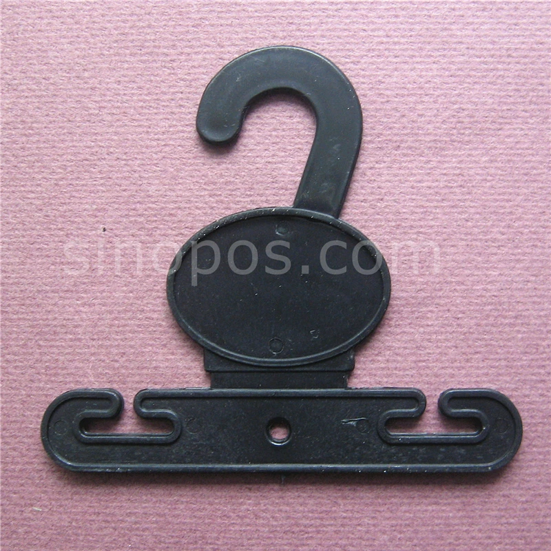 Toes Down Heel Loop Hanger, footwear plastic display hanging hooks