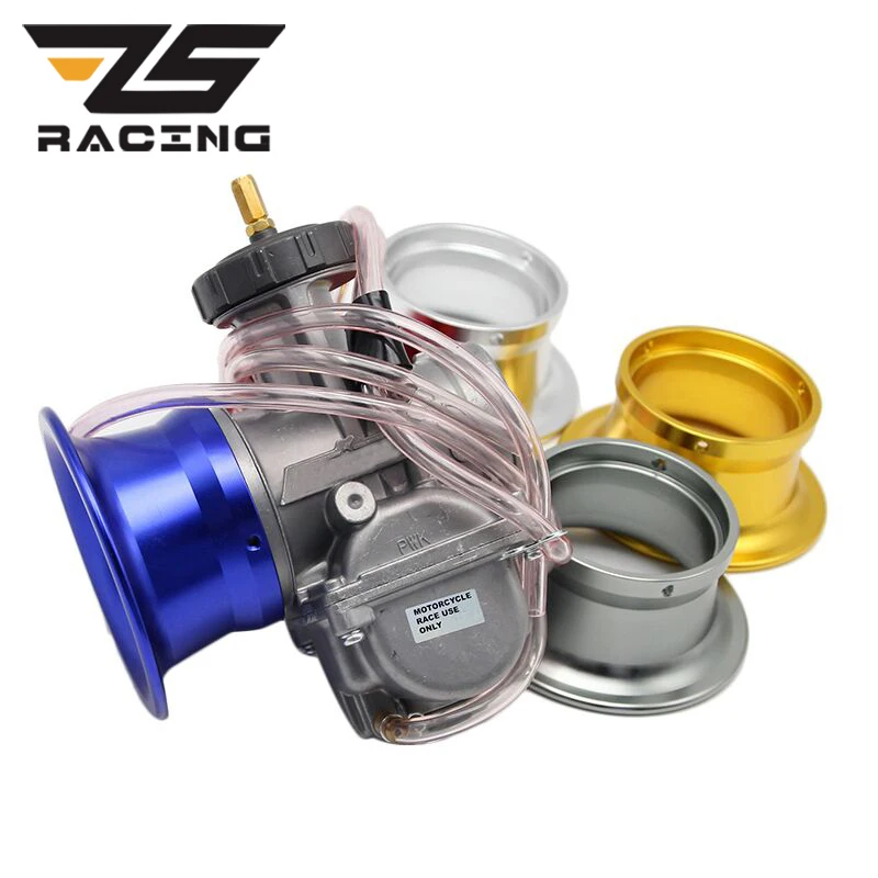 ZS Racing 63 мм KEIHI PWK34 36 38 40 42 мм Конкурентоспособная мото Модифицированная карбюратор воздушный фильтр чашка ветер чашка цветная чашка с рожком