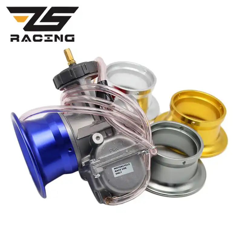 ZS Racing 63 мм KEIHI PWK34 36 38 40 42 мм Конкурентоспособная мото Модифицированная карбюратор воздушный фильтр чашка ветер чашка цветная чашка с рожком - изображение