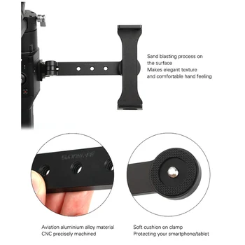 

New Expansion Adapter Phone Monitor Holder Bracket Kits for DJI Ronin-S Gimbal Stabilizer DOM668