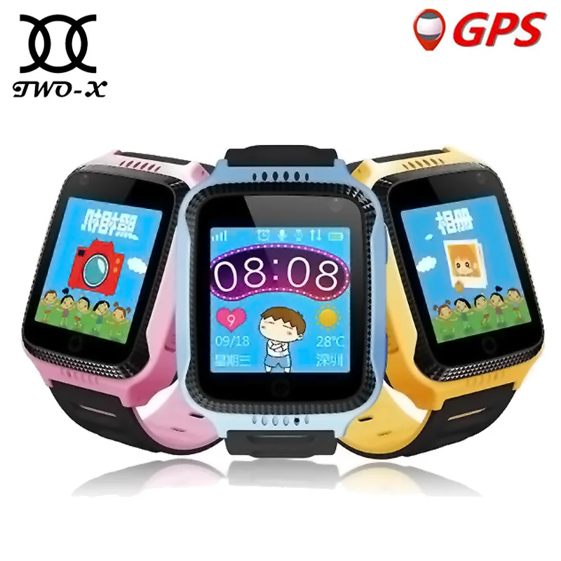 TWOX Baby Smart Watch Q528 Kids GPS Smart Watch phone tracker child watch with Camera Lighting SOS Call Smart Clock Q100 Q90 Q50