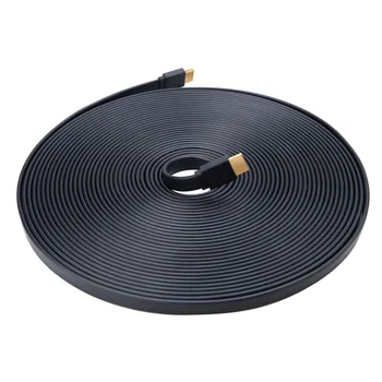 Lungfish High-speed FLAT HDMI cable Supports 3D Resolution Ethernet 1080P Audio Return 0.3M 1M 1.5M 2M 3M 5M 7.5M 10M 15M