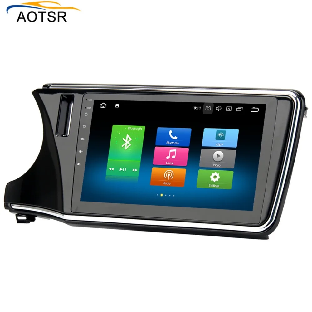 Sale 2 din Android 8.0 Car multimedia player Radio head unit For Honda City 2015+ gps navigation Stereo carno dvd player 8 core 4+32G 2