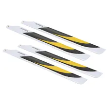 2 Pairs Carbon Fiber 325mm Main Blades for Align Trex Electric 450 Helicopter