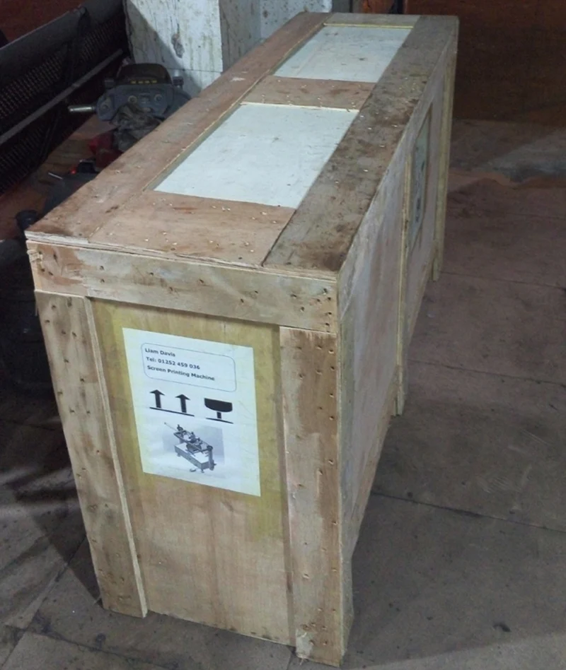 screen printing machine package