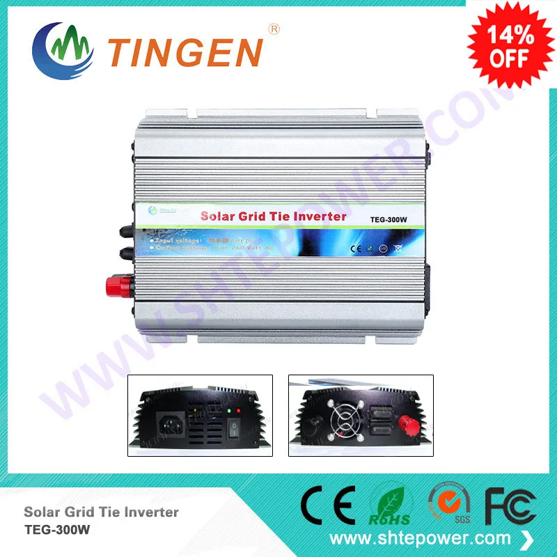 

Micro powe inverter with mppt function 300w dc 12v 24 input to ac output 110v 120v 220v for solar panel system
