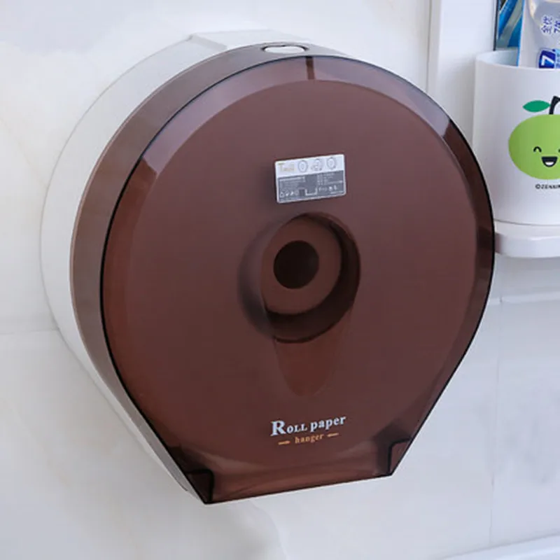 Günstig BOCHSBC Wasserdicht Tissue Box Hotel Bad Wc ABS Papierrollenhalter Große Grau Braun Porta Rotolo Carta Igienica