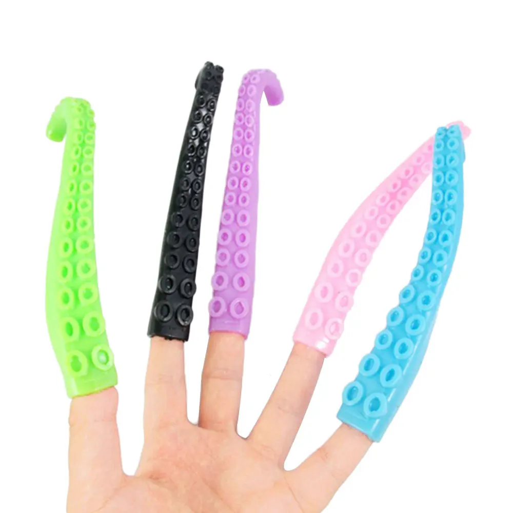 

Halloween Octopus Tentacle Finger Cover Toys Festival Kids Joke Tricks Creative