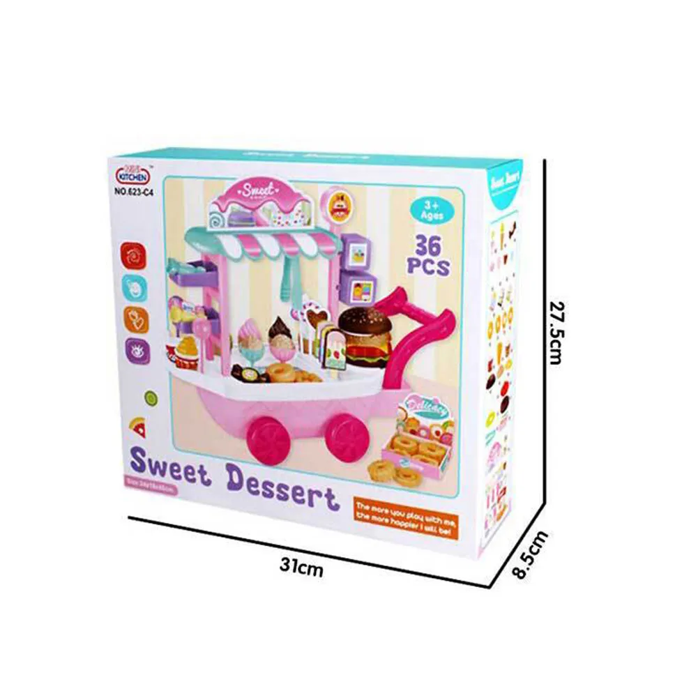 Ролевые игры кухонные игрушки для детей Oyuncak мини мороженое конфеты тележка дом автомобиль вращающаяся игрушка для девочки 2-10 лет