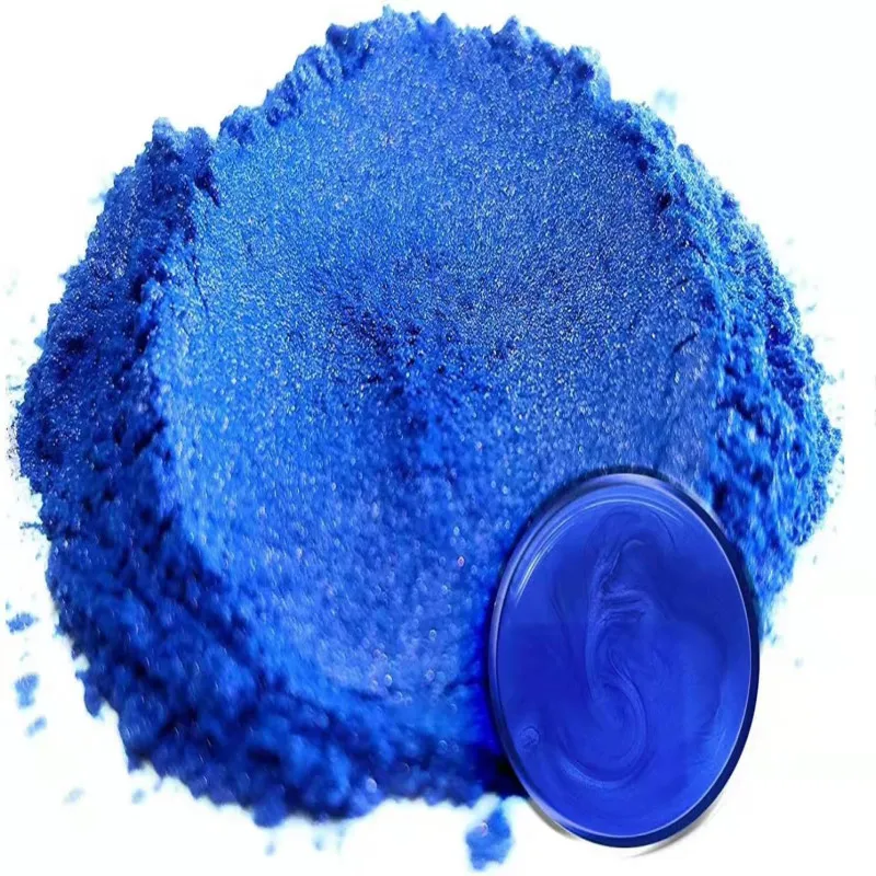 

15g China Blue Pearl Powder Mica Powder DIY Dye Colorant Colorful Flash Powder Metal Powder Free Shipping