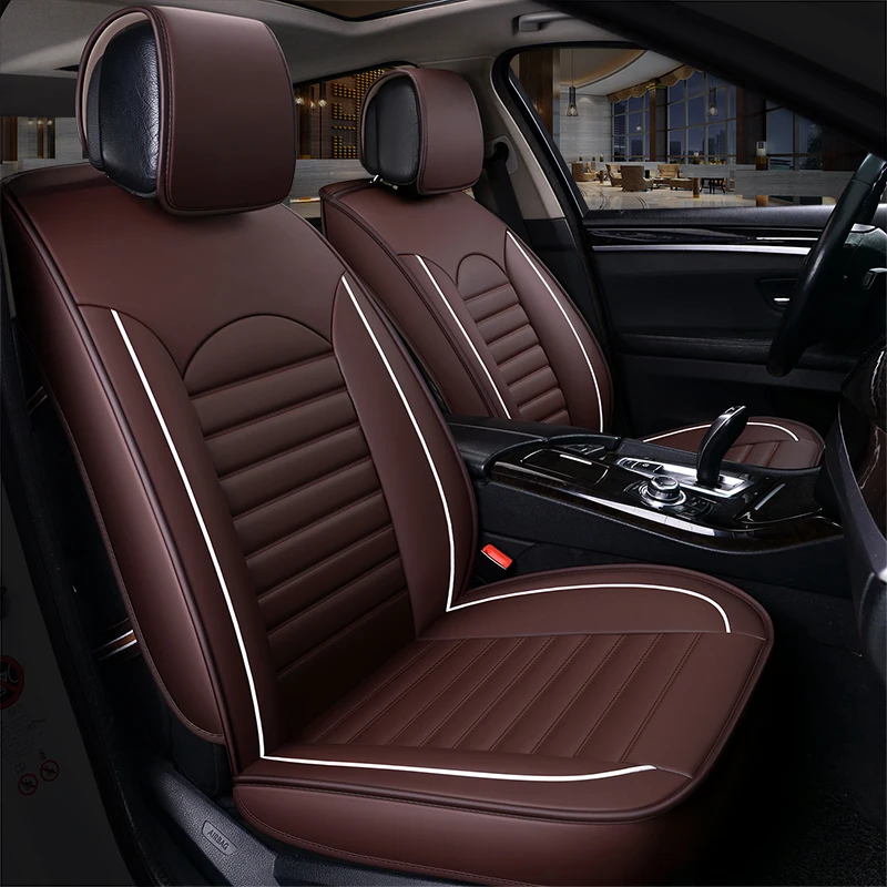 Универсальный кожаный чехол автокресла для skoda citigo fabia Octavia Laura rapid superb kodiaq йети