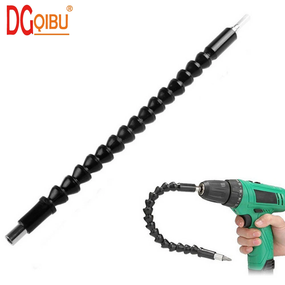 

2019 Sale Brocas Matkap Black 295mm Electric Screwdriver Extension Rod Bent Universal Adapter Drill Flexible Cardan Shaft Bit