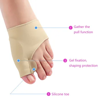 

1pair Bunion Corrector Splint Toe Straightener Brace For Hallux Valgus Pain Relief Health Tools