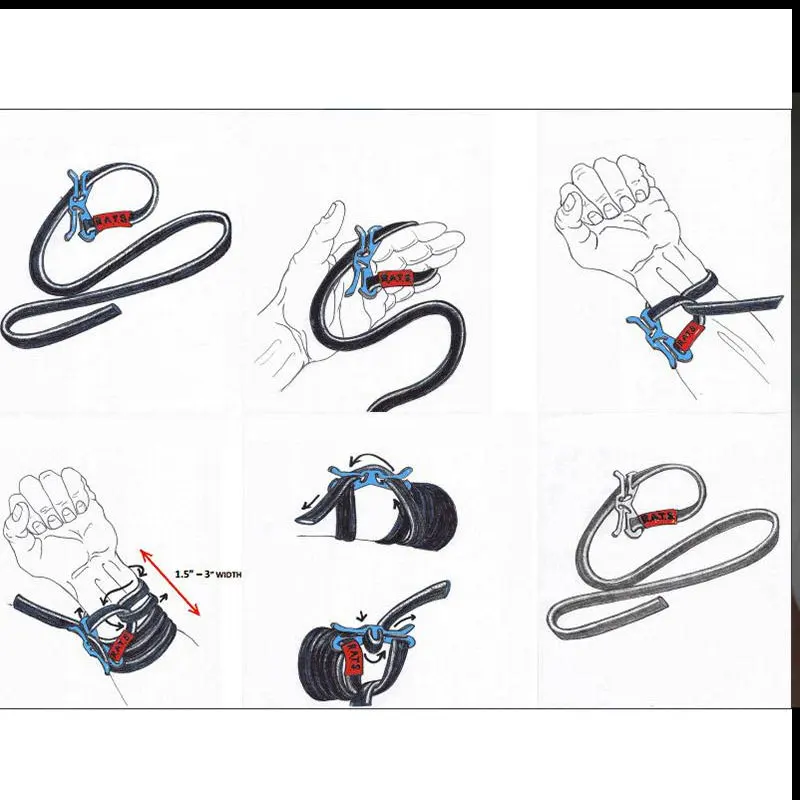 Кровеостанавливающий жгут на открытом воздухе для выживания ...