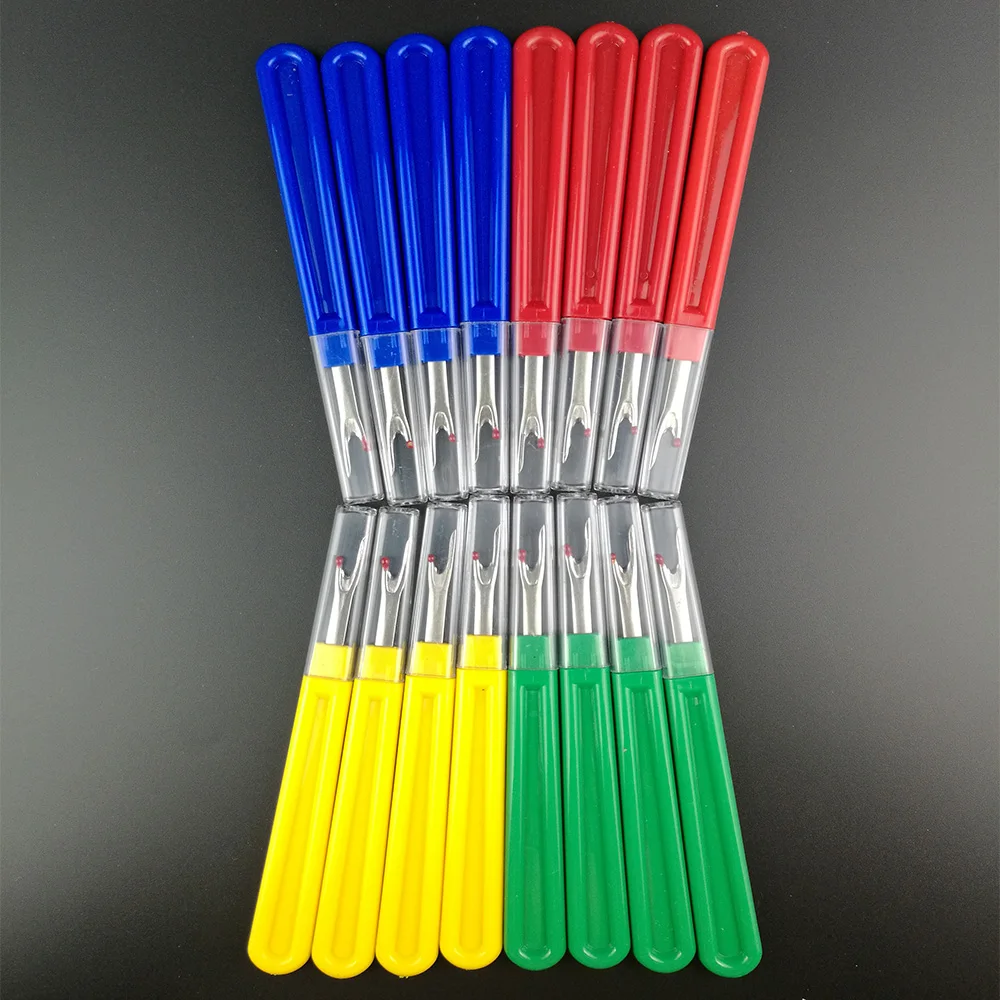 Прочный пластиковый цветной резак с ручками распарыватель швов стежок Unpicker хлопковая нить ремесло швейное ремесло инструмент для вышивания 14 см/5,51"