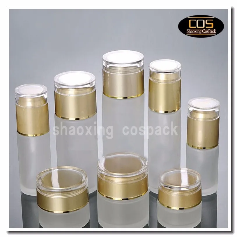 JGX21-30g empty glass jar with gold cap (5)
