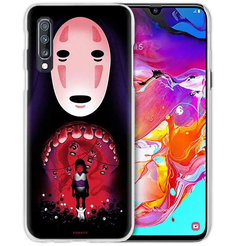 08 Studio Ghibli Унесенные призраками чехол для samsung Galaxy A50 A70 A20e A40 A30 A20 A10 A8 A6 плюс A9 A7 жесткий чехол для телефона с рисунком в виде крышка Away Totoro - Цвет: 08