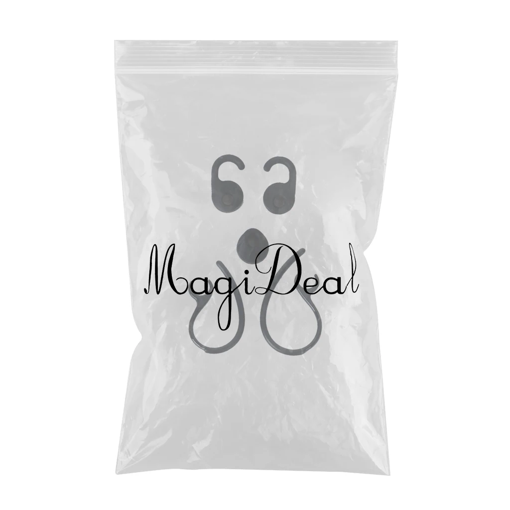 Black Ear Bud Gels Hooks Set Replacement Parts For Jabr EASYGO/CLEAR/TALK Bluetooth Earhook Wireless Headset Accessories
