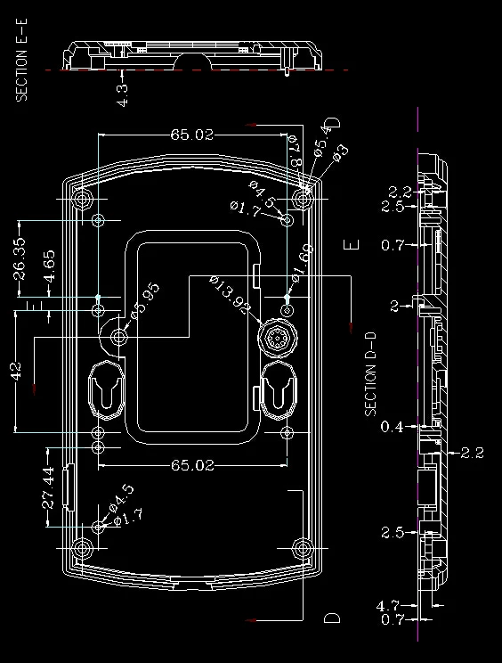 szomk IC card reader plastic enclosure for electronics project plastic sensor junction box distribution box instrument case plastic housing for pcb (14)