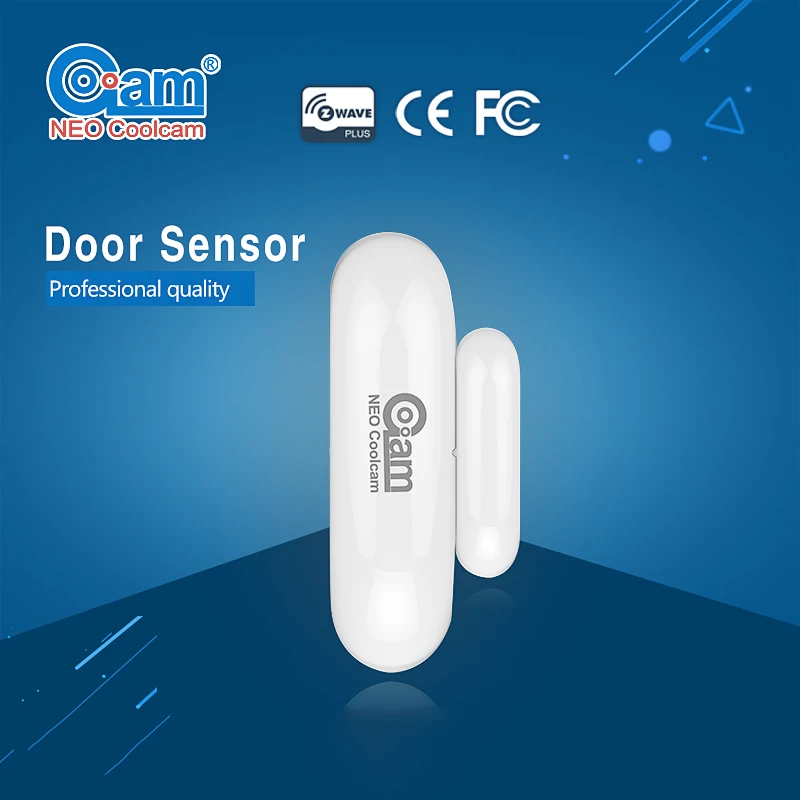 NEO COOLCAM NAS-DS01Z Z-wave Door Window Sensor Compatible with Z wave 300 500 series Magnet Lock Door Sensor Alarm