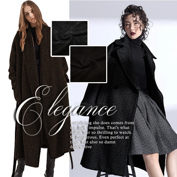 

Free shipping! High-end wool cotton blended fabric wool fabric autumn and winter coat cotton cloth