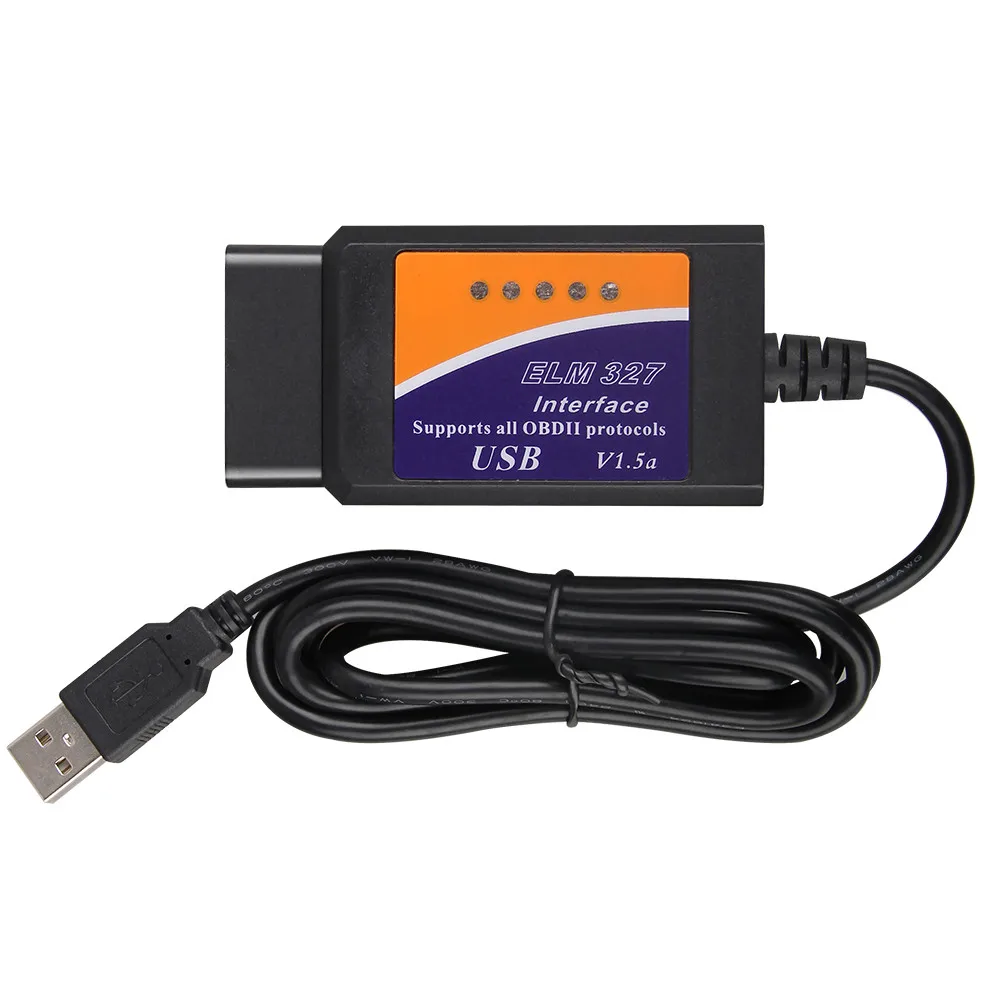 Руководство пользователя! ELM 327 V1.5 OBD 2 ELM327 USB интерфейс CAN-BUS сканер диагностический инструмент кабель Код поддержка OBD-II протоколы