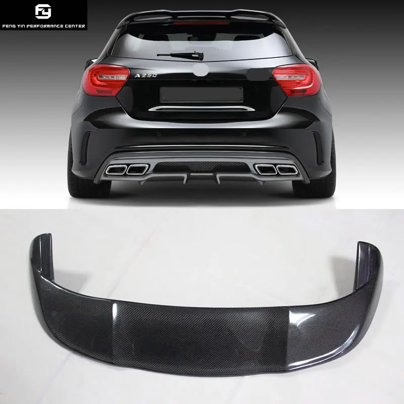  Rear wings W176 A250 A180 A200 A45 Carbon Fiber Auto Rear Roof Spoiler for Benz W176 2013