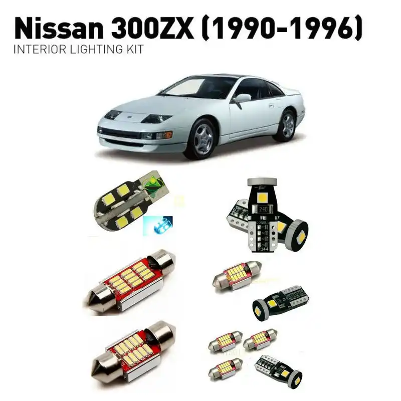 Led Interior Lights For Nissan 300zx 1990 1996 13pc Led Lights For Cars Lighting Kit Automotive Bulbs Canbus