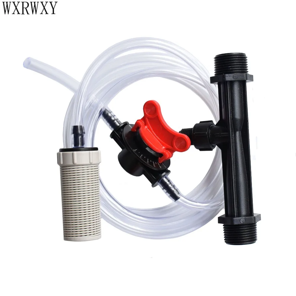 Venturi fertilizer injector 3/4 1/2 Automatic fertilizer injector Irrigation Venturi fertilization system 1set