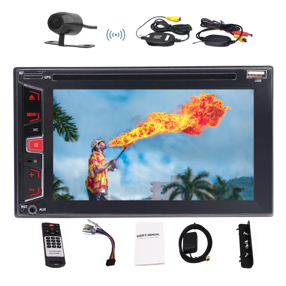Double DIN In Dash Bluetooth AM FM RDS Car Stereo font b Radio b font Receiver