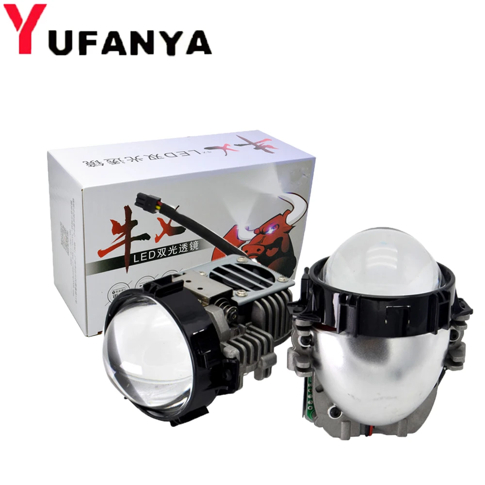 

2.5 inch 40W BI LED Projector Lens Car Led Headlight High Low Beam For Universal Car Model h1 h4 h7 d1 hb3 hb4 retrofit modify