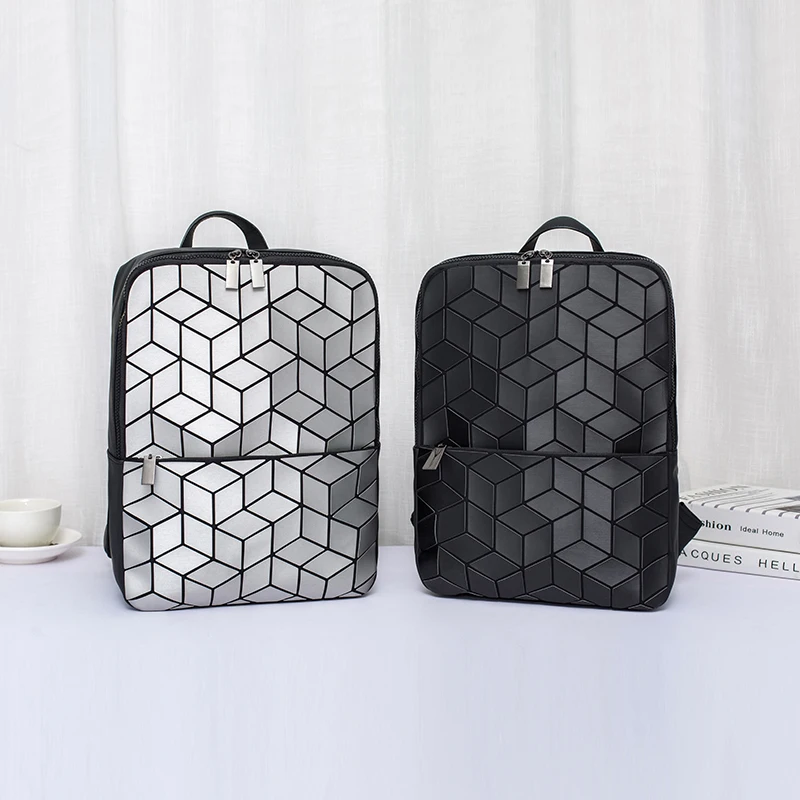 

fashion Geometric men bagpack Female Backpack Geometric Women School Backpack For Teenage boys girls mochila feminina 2019