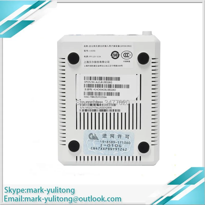5/шт. I-010G GPON ONU Alcatel lucent Bell оптоволоконная сеть ont с 1 GE ethernet портом
