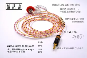 

Sterling Silver Gilded Alloy Earplugs diy fever earphone