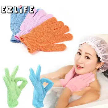 

1Pcs Shower Gloves Exfoliating Wash Skin Spa Bath Gloves Foam Bath Skid Resistance Body Massage Cleaning Loofah Scrubber