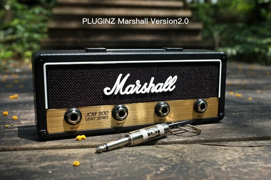 

New Style Marshall Key Holder Rock Electric Guitar Speaker Key Hanging Key Hook Storage Keychain Vintage JCM800 Bullet Jack