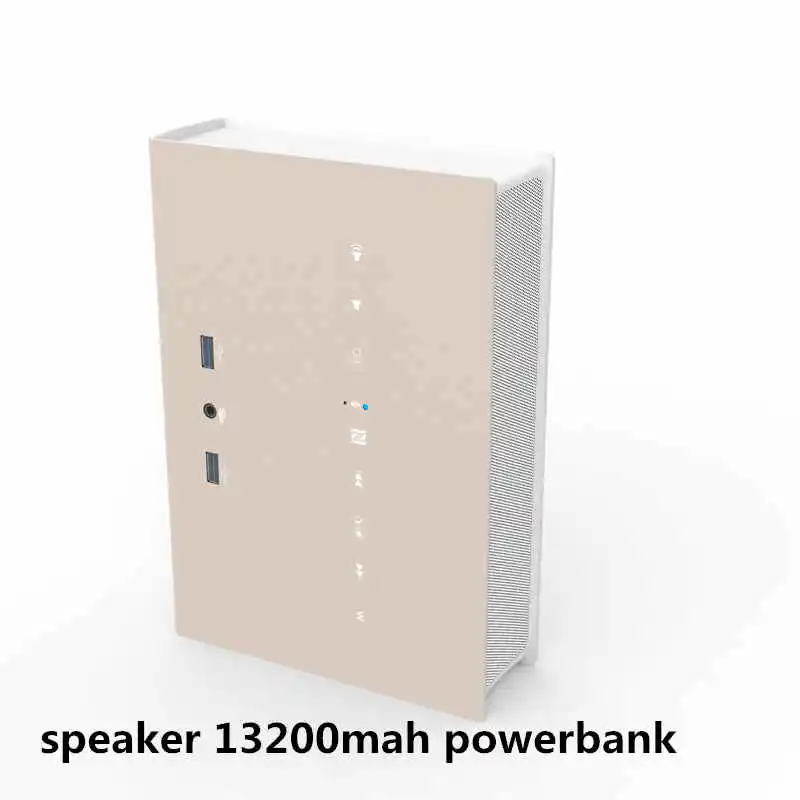 Musicbook стиль динамик HIFI беспроводной с Bluetooth портативный динамик PowerBank перезаряжаемый Land динамик s Поддержка NFC TF карта - Цвет: Khaki