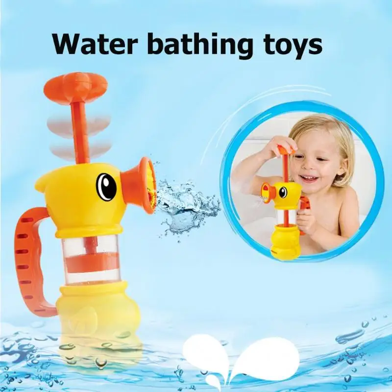 Детские для ванной игрушка милая утка ing воды опрыскивающие игрушки Дети насос для распыления воды бассейны Ванна игрушечные лошадки