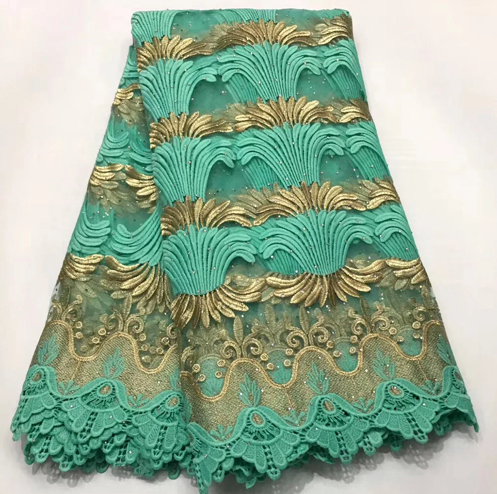 

2019 Hot Selling French Lace Fabric High Quality Tulle Lace Fabric Embroidery Nigerian Lace Fabrics For Women Dress