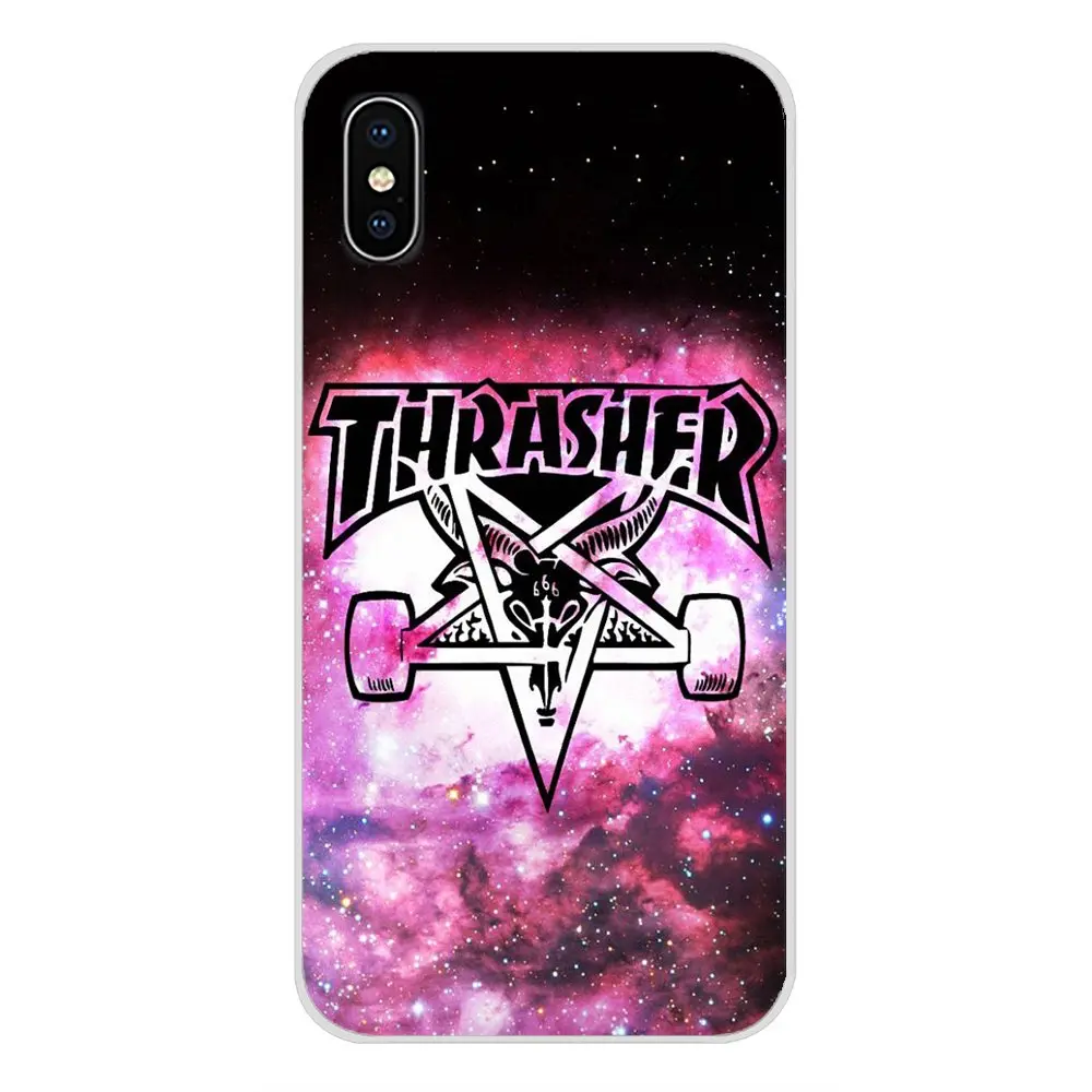 Для Apple iPhone X XR XS MAX 4 4S 5 5S 5C SE 6 6S 7 8 Plus ipod touch 5 6 аксессуары чехол для телефона Thrasher - Цвет: images 4