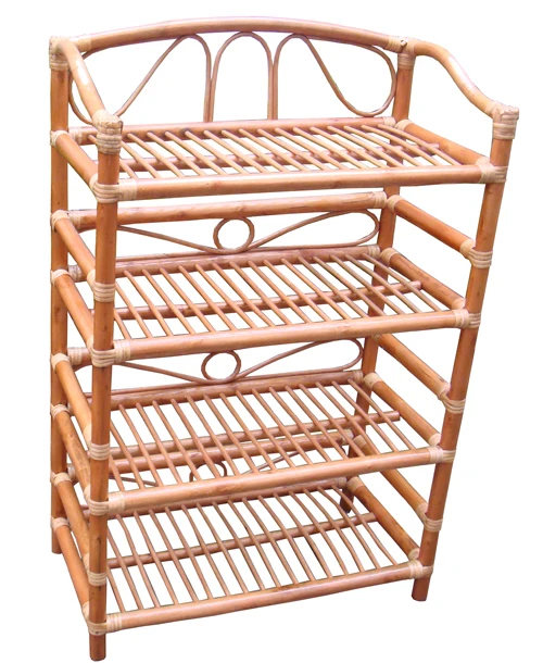 Rattan hand pastoral shoe storage rack multi plant cane Rattan hand pastoral shoe storage rack multi plant cane