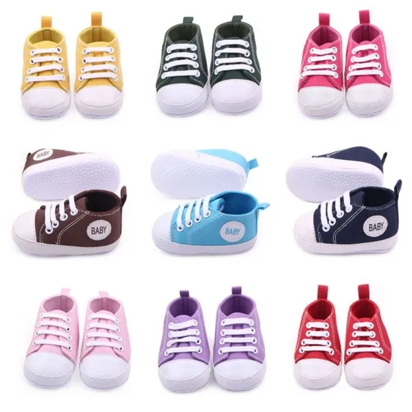 Baby Boys Girls Canvas Shoes