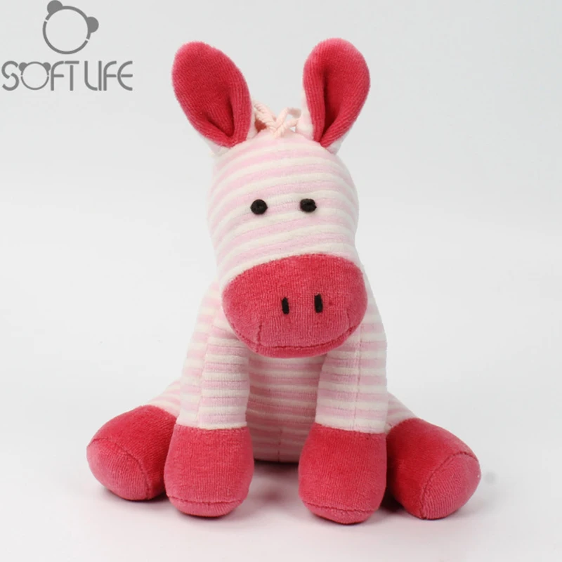 Kids Donkey Plush Dolls Toy Stuffed Animals Sleeping Soft Donkey Toys Sit High 21CM For Kids